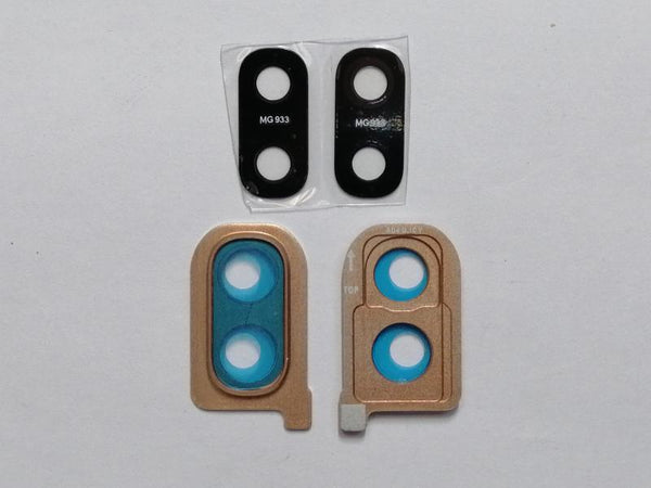 Lente Camara Samsung Galaxy A405 A40 - Dorado con Marco