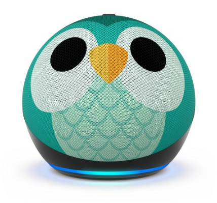 PARLANTE INTELIGENTE ECHO DOT KIDS 5TH GENERACION AMAZON BUHO
