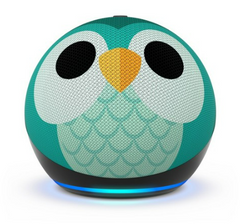 PARLANTE INTELIGENTE ECHO DOT KIDS 5TH GENERACION AMAZON BUHO