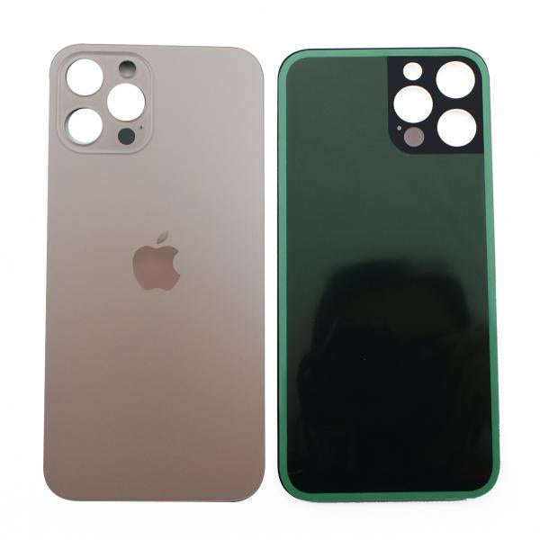 Tapa Iphone 12 PRO MAX - Dorada Sin Marco