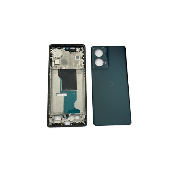 Tapa Motorola Moto Edge 50 Fusion - Azul con Marco