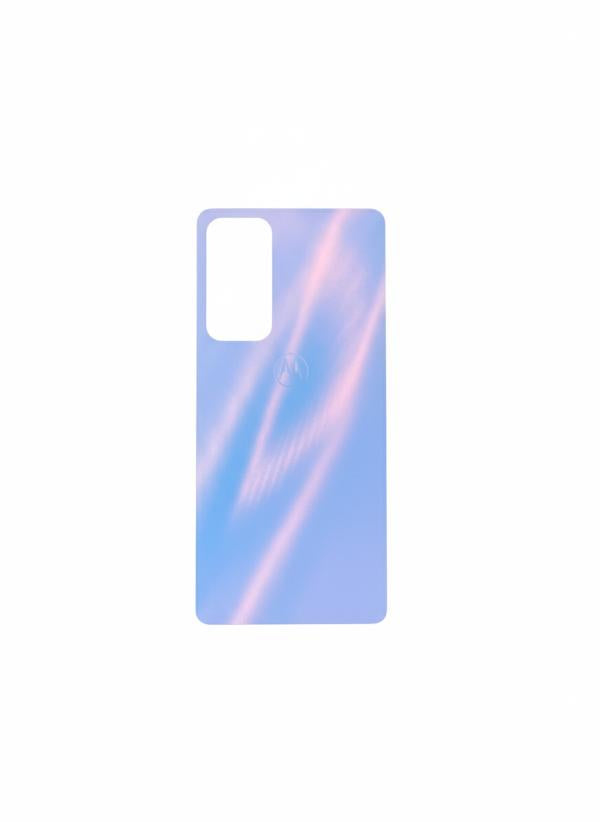 Tapa Motorola Moto Edge 20 - Celeste Sin Marco