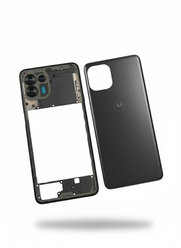 Tapa Motorola Moto Edge 20 Lite - Negra con Marco