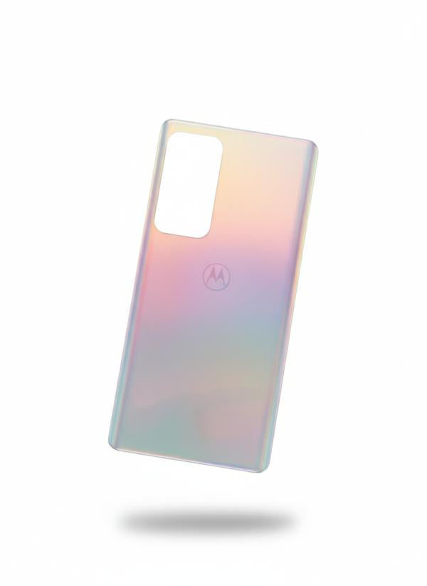Tapa Motorola Moto Edge 20 PRO - Celeste Tornasol Sin Marco