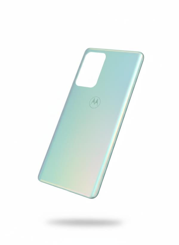 Tapa Motorola Moto Edge 20 PRO - Celeste Tornasol Sin Marco