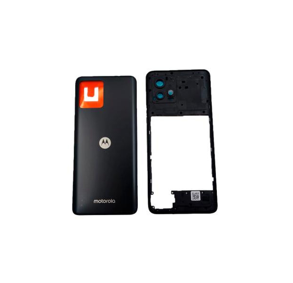 Tapa Motorola Moto G72 - Negra con Marco