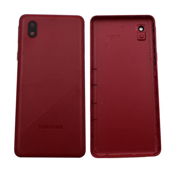 Tapa Samsung Galaxy A01 Core - Roja Sin Marco