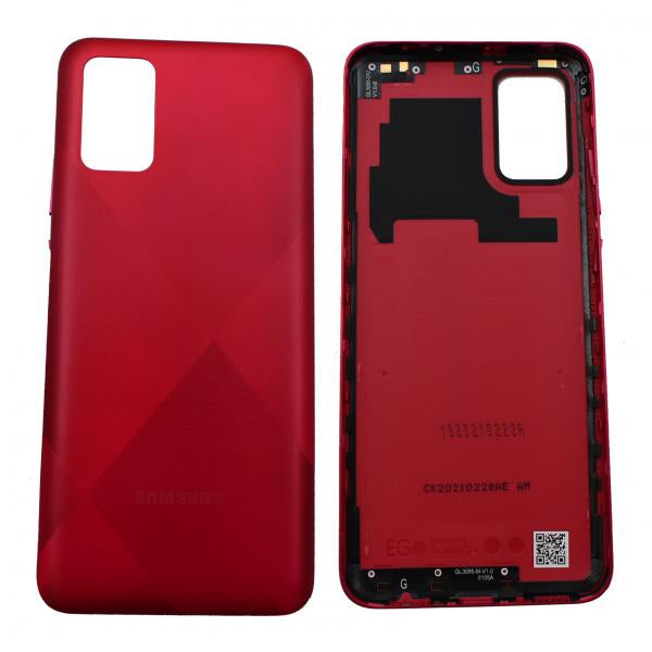 Tapa Samsung Galaxy A02S - Roja Sin Marco