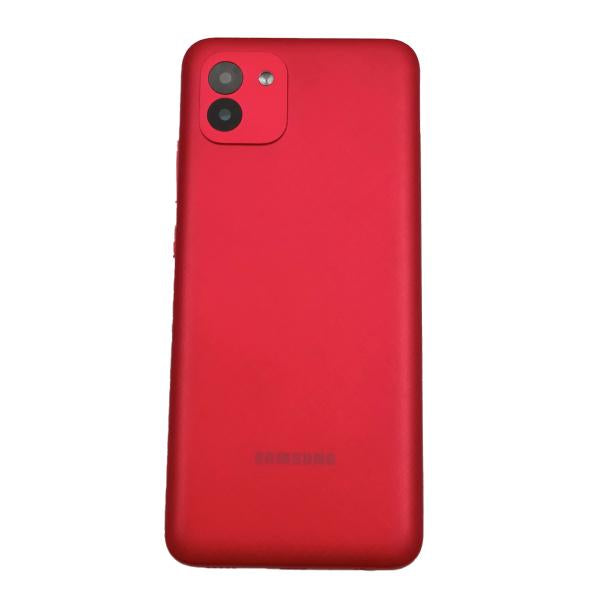 Tapa Samsung Galaxy A03 A035 - Roja Sin Marco