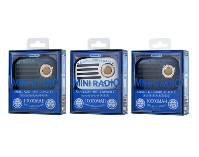 BATERIA DE EMERGENCIA RPP-209 10000MAH SERIE MINI RADIO SHAPE REMAX VERDE