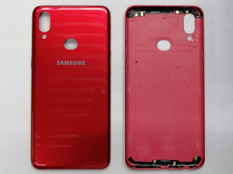 Tapa Samsung Galaxy A10S - Roja Sin Marco
