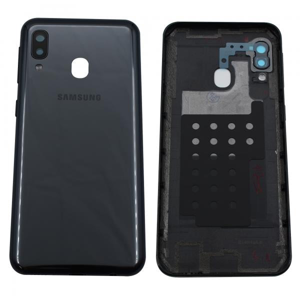 Tapa Samsung Galaxy A20E - Negra Sin Marco