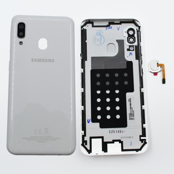 Tapa Samsung Galaxy A20E - Blanco con Marco