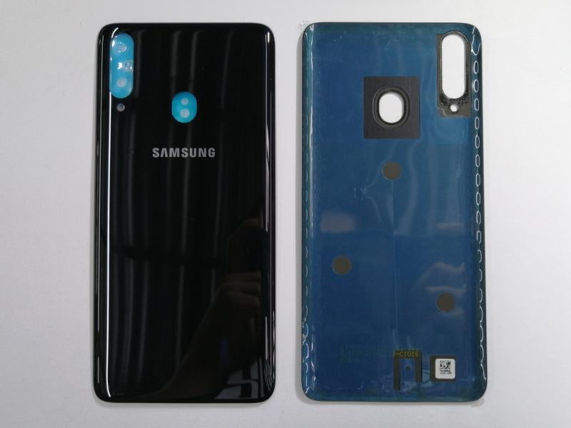 Tapa Samsung Galaxy A20S - Negra Sin Marco
