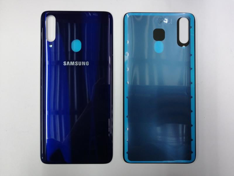 Tapa Samsung Galaxy A20S - Azul Sin Marco