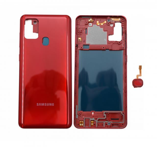 Tapa Samsung Galaxy A21S - Roja con Marco