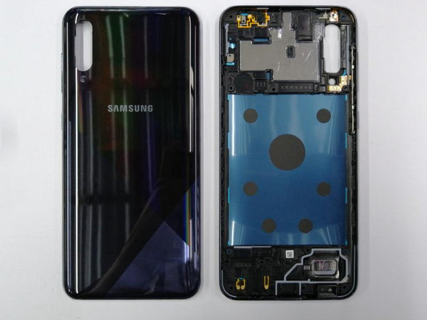 Tapa Samsung Galaxy A30S - Negra con Marco