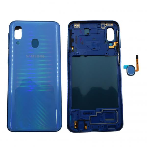 Tapa Samsung Galaxy A40 - Azul con Marco