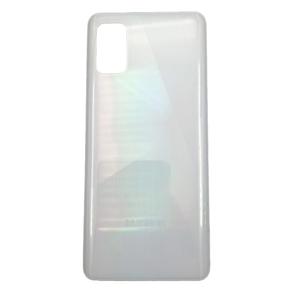 Tapa Samsung Galaxy A41 - Plateada Sin Marco
