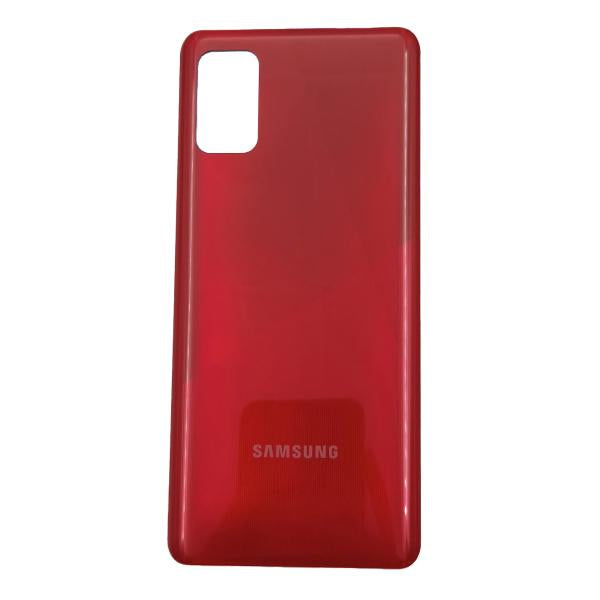 Tapa Samsung Galaxy A41 - Roja Sin Marco