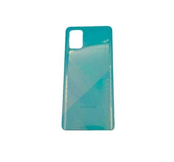 Tapa Samsung Galaxy A71 4G - Celeste Sin Marco
