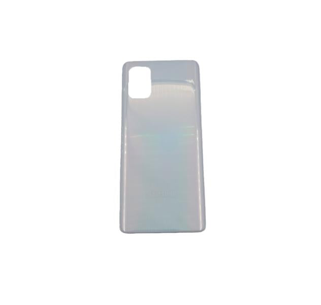 Tapa Samsung Galaxy A71 4G - Plateada Sin Marco