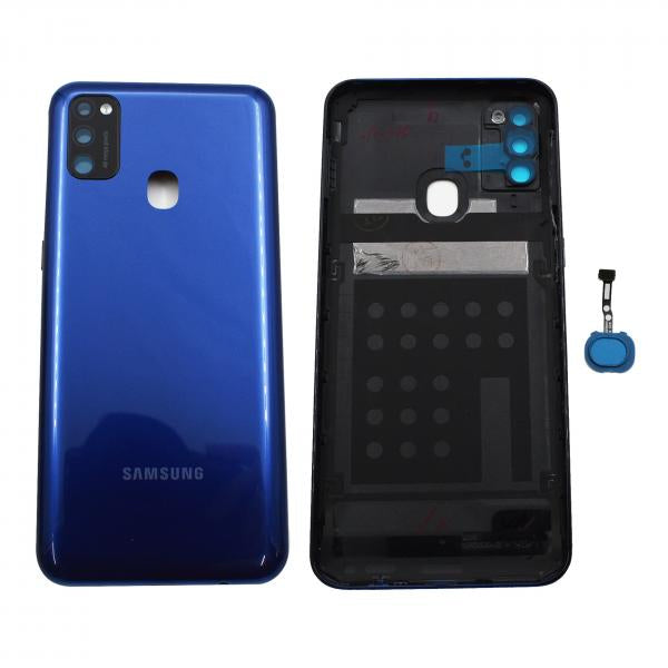 Tapa Samsung Galaxy M21 - Azul con Marco