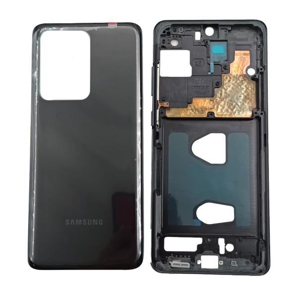 Tapa Samsung Galaxy S20 Ultra G988 - Negra con Marco