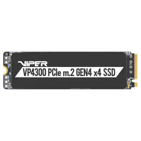HD Interno Solido 2TB Patriot VP4300 M.2 2280 Pcie GEN4 X4 7400mb/s / 6800mb/s VP4300-2TBM28H - Negro Imagen principal del producto