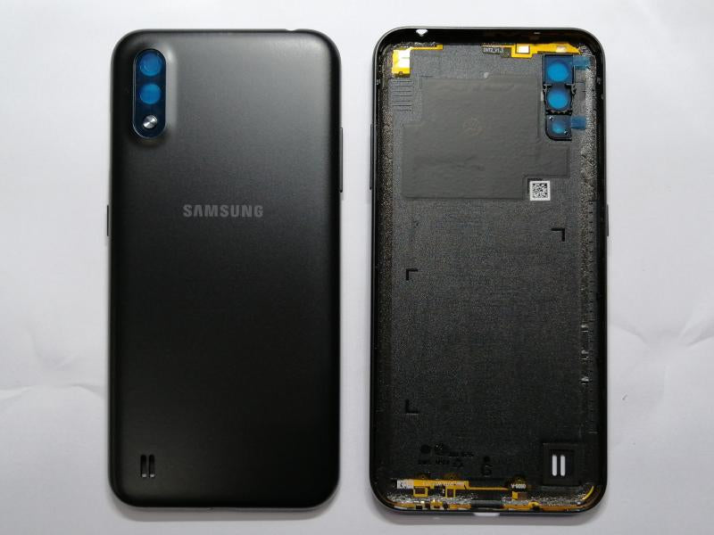 Tapa Samsung Galaxy A01 - Negra con Marco