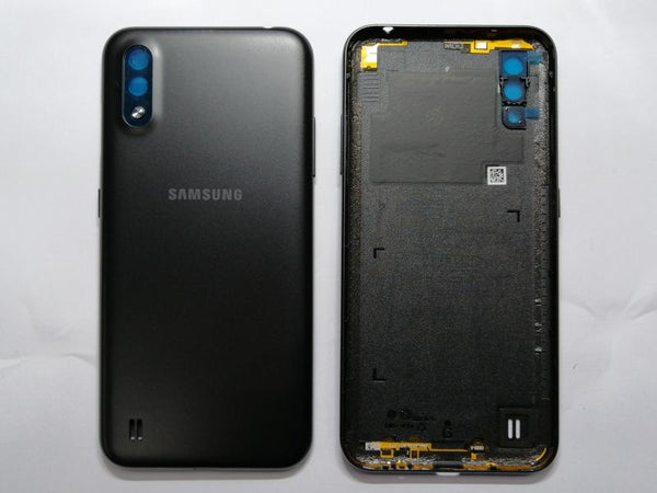 Tapa Samsung Galaxy A01 - Negra con Marco