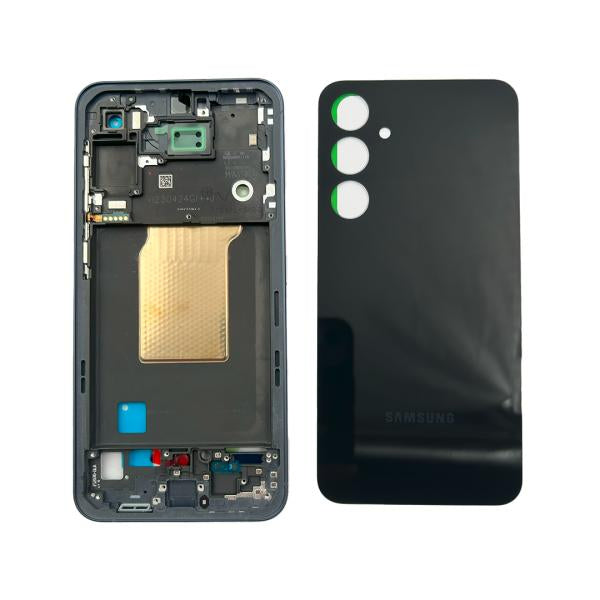 Tapa Samsung Galaxy A55 - Azul Navy con Marco