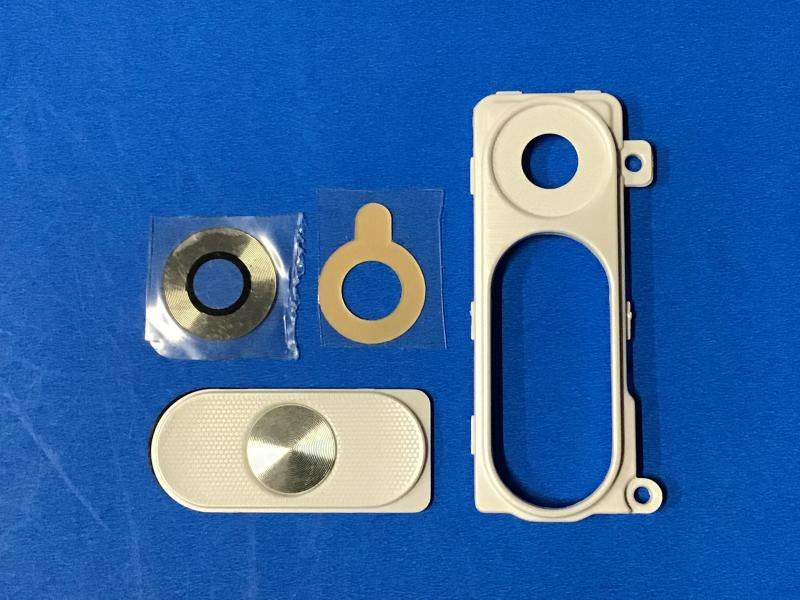 Repuesto lente camara para LG G3 D855 D850 D852 D851 blanco con marco Imagen secundaria del producto