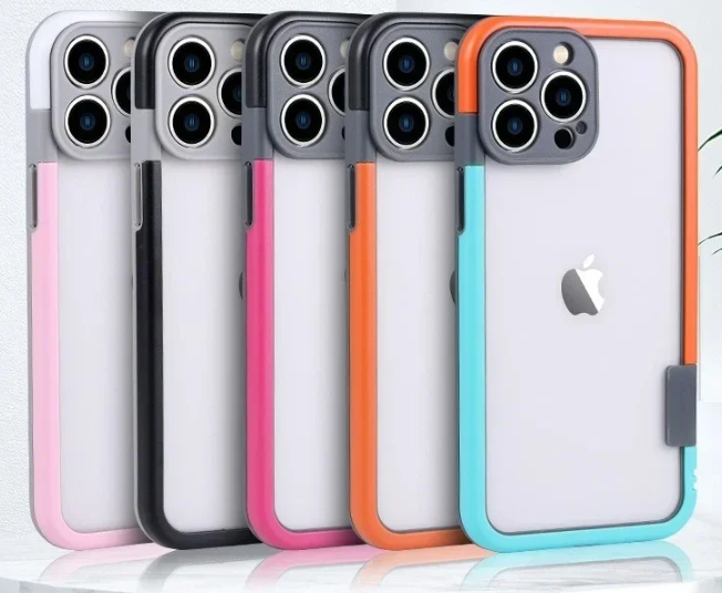 Estuche Bumper para Iphone - 17 MORADO-ROSADO