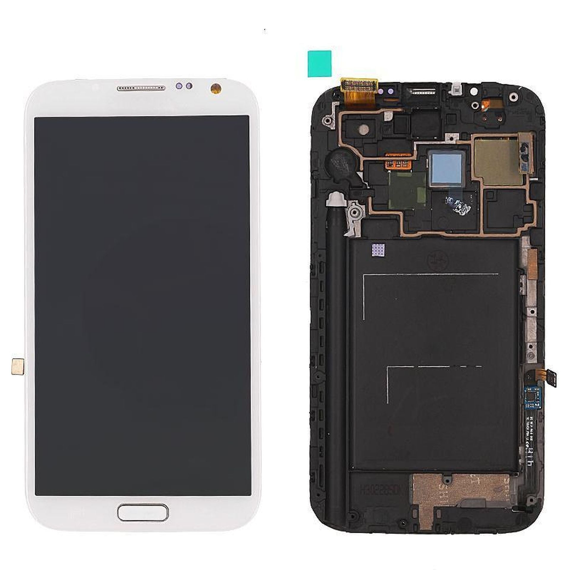 Repuesto LCD pantalla para Samsung Galaxy note 3 N9000 completa blanca con marco Imagen secundaria del producto