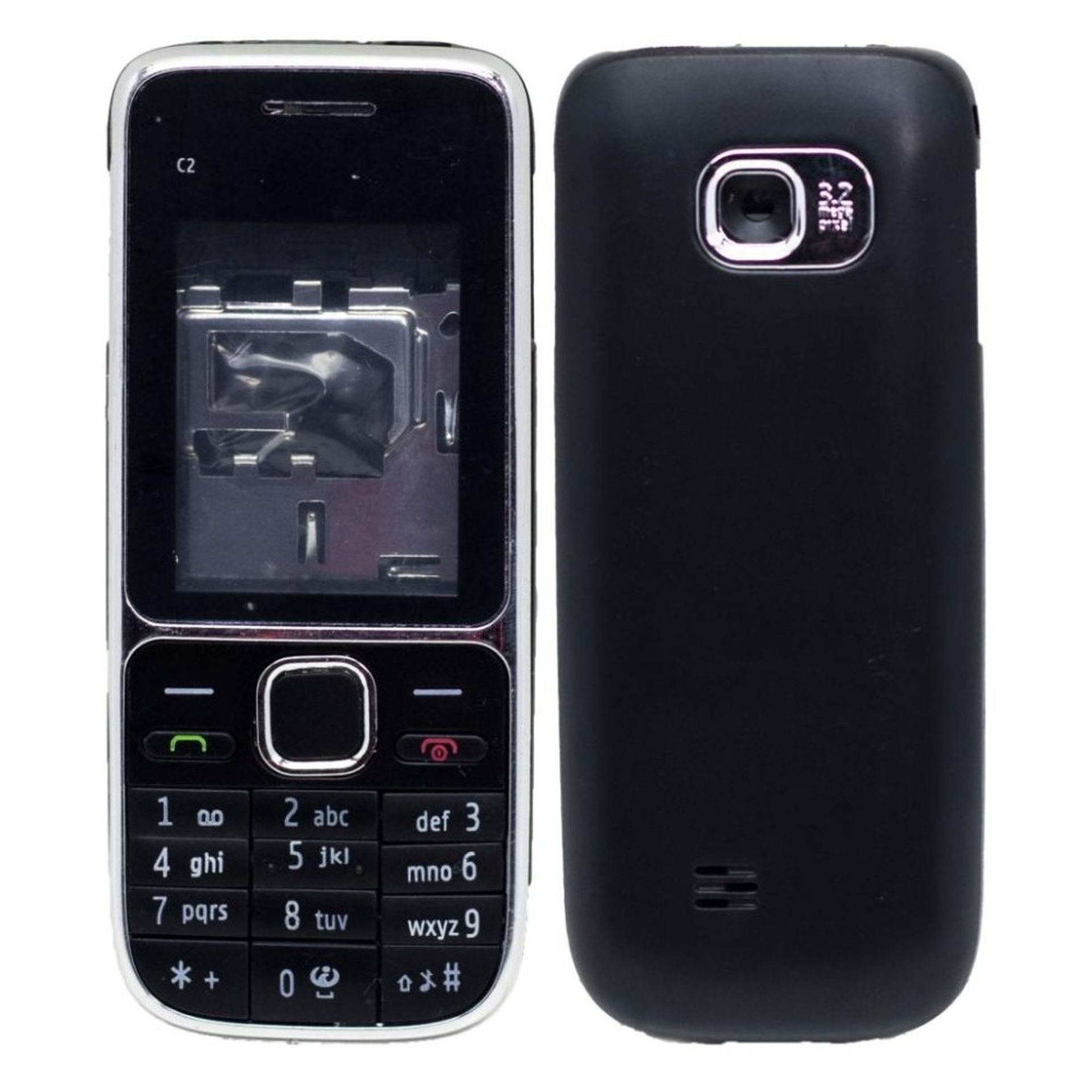 Repuesto caratula para Nokia C2-01 negra Imagen secundaria del producto