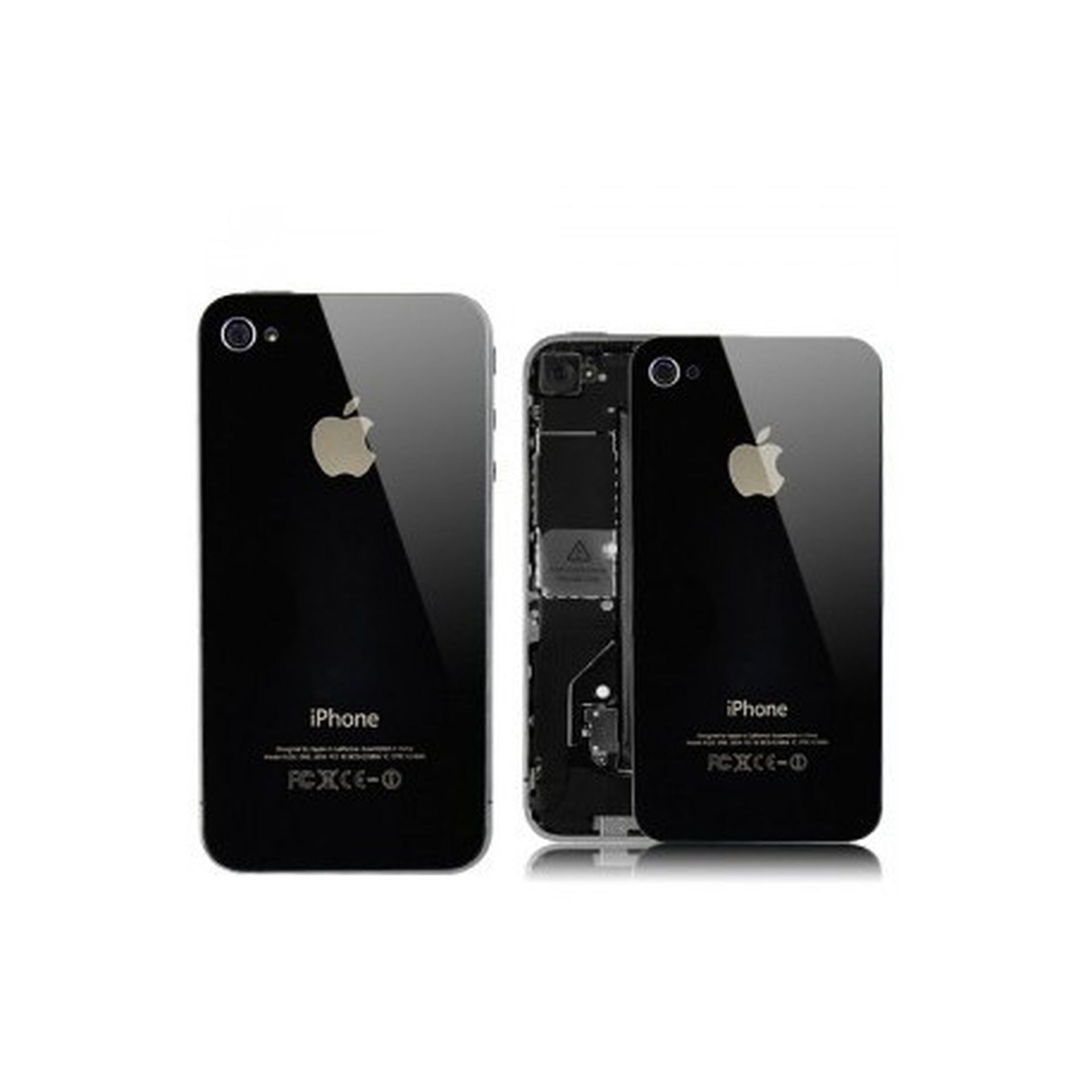 Repuesto tapa iPhone 4GS 4S A1387 negra sin marco Imagen secundaria del producto