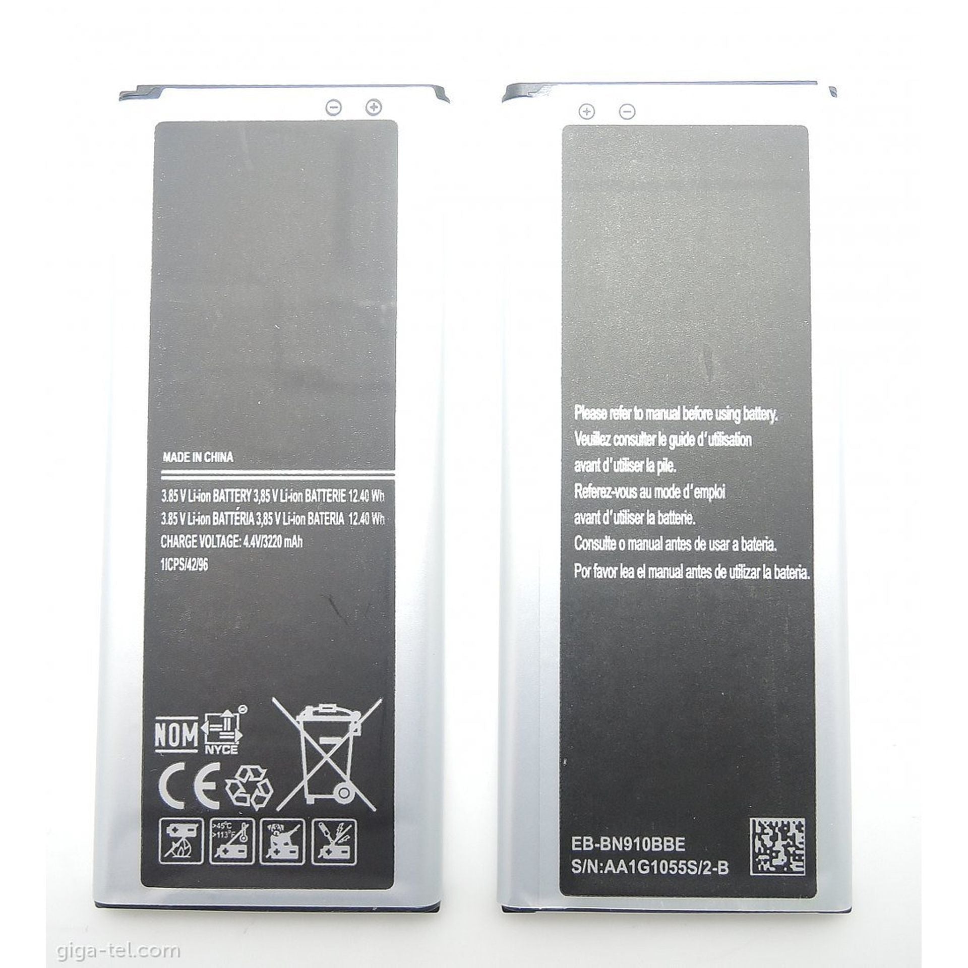 Repuesto bateria para Samsung Galaxy EB-BN910BBE note 4 N910 Imagen secundaria del producto