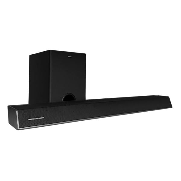 Barra de Sonido Thonet & Vander Kino Gen 2 140W Rms Bluetooth HDMI Arc Optica Coaxial Aux 3.5mm Subwoofer Inalambrico HK096-03641-2 - Negro