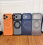 Estuche con Aro para Iphone - 17 PRO Gris