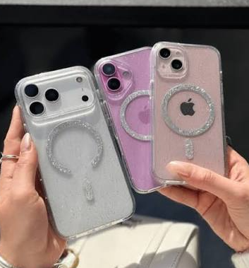 Estuche para Iphone Escarcha - 16 Blanco