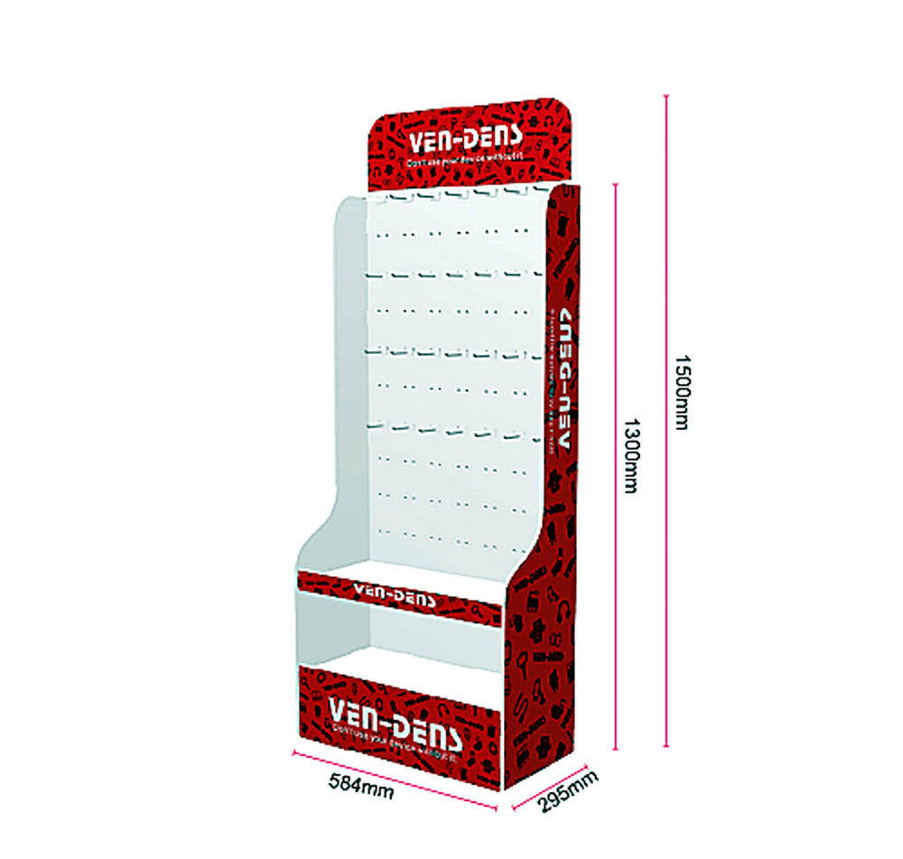 Estante VEN-DENS Grande - ROJO-BLANCO