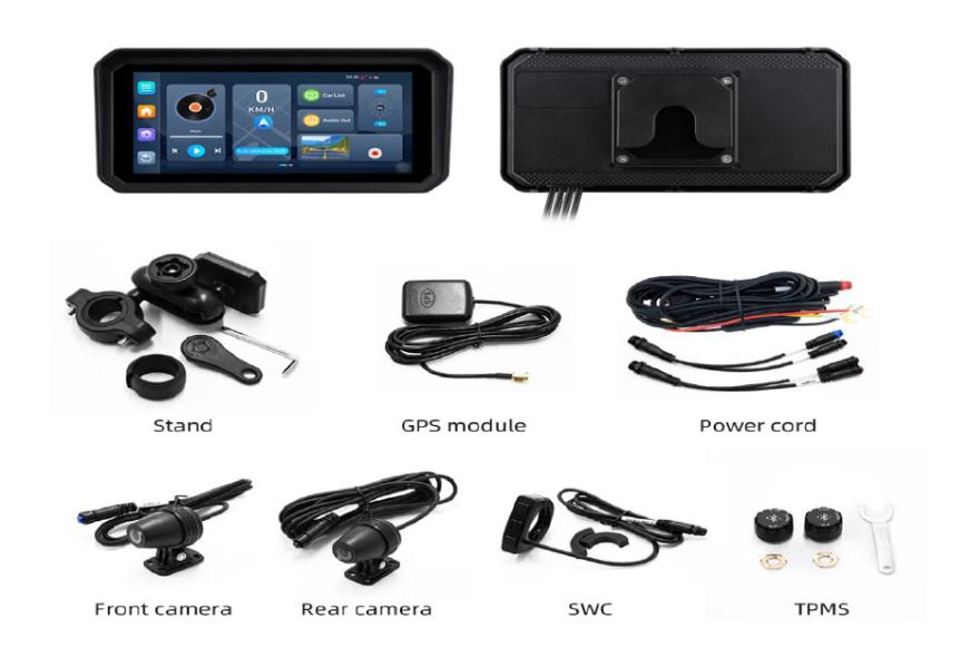 Car Play para Motocicleta M23 - 6"+64gb +dvr