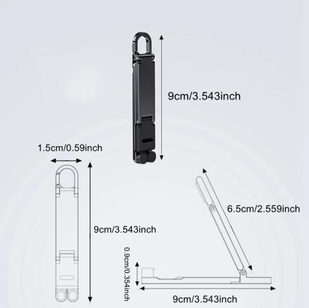 Holder y Llavero Multifuncional T11 - Negro