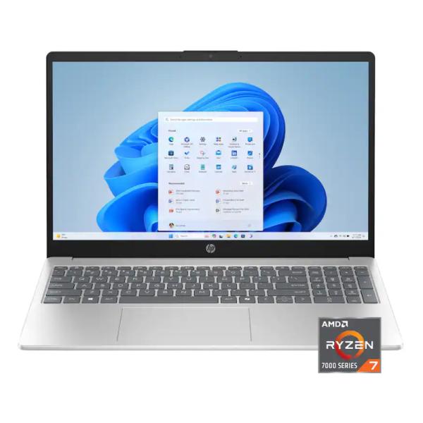 Laptop HP 15-FC0225DX Ingles 15.6 Pulg Touch AMD Ryzen 7 7730U 16GB RAM DDR4 512GB SSD Win 11 Home D96e6ua#aba - Plateado
