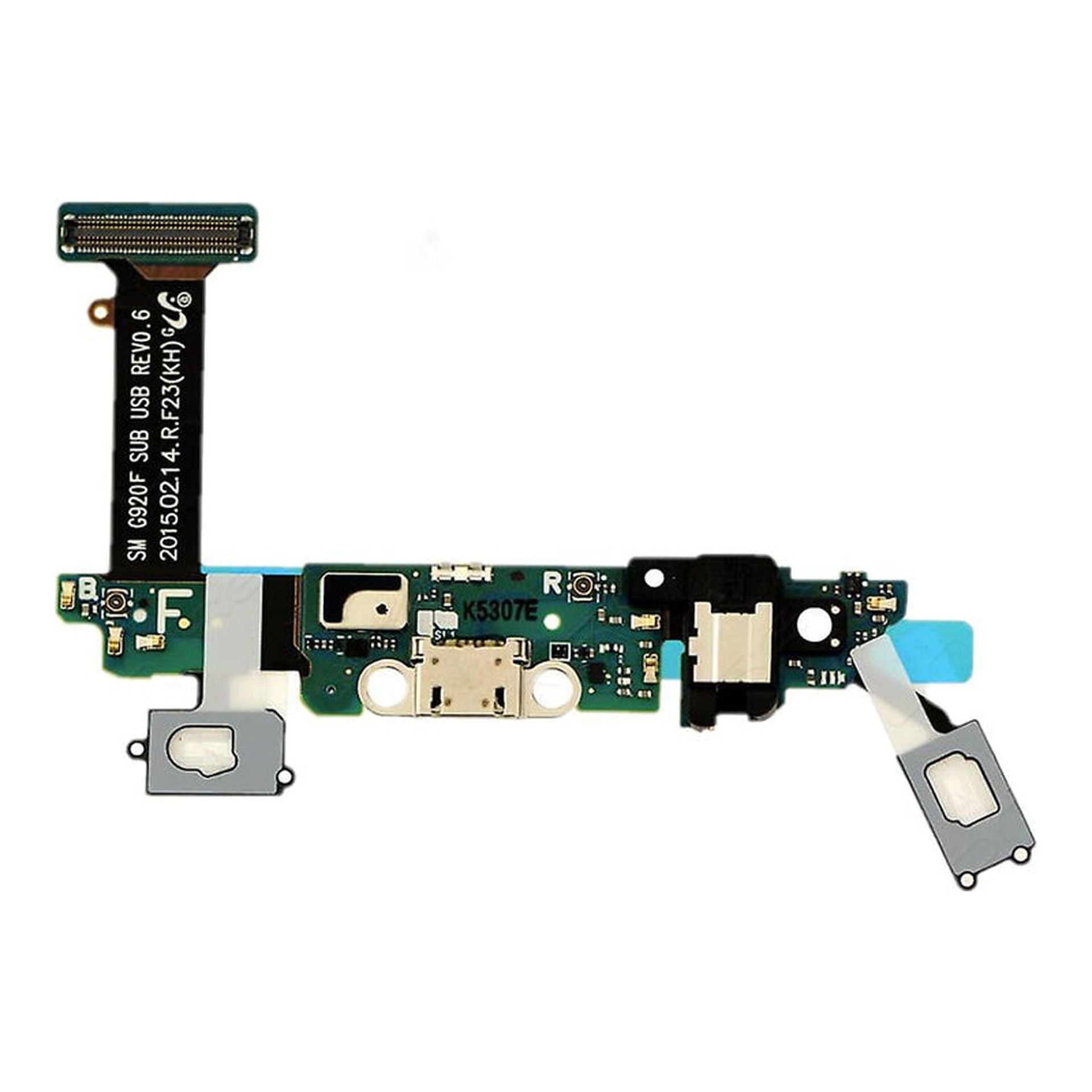 Repuesto flex rack de carga jack audio sensores menu navegador home microfono para Samsung Galaxy S6 G920F Imagen secundaria del producto