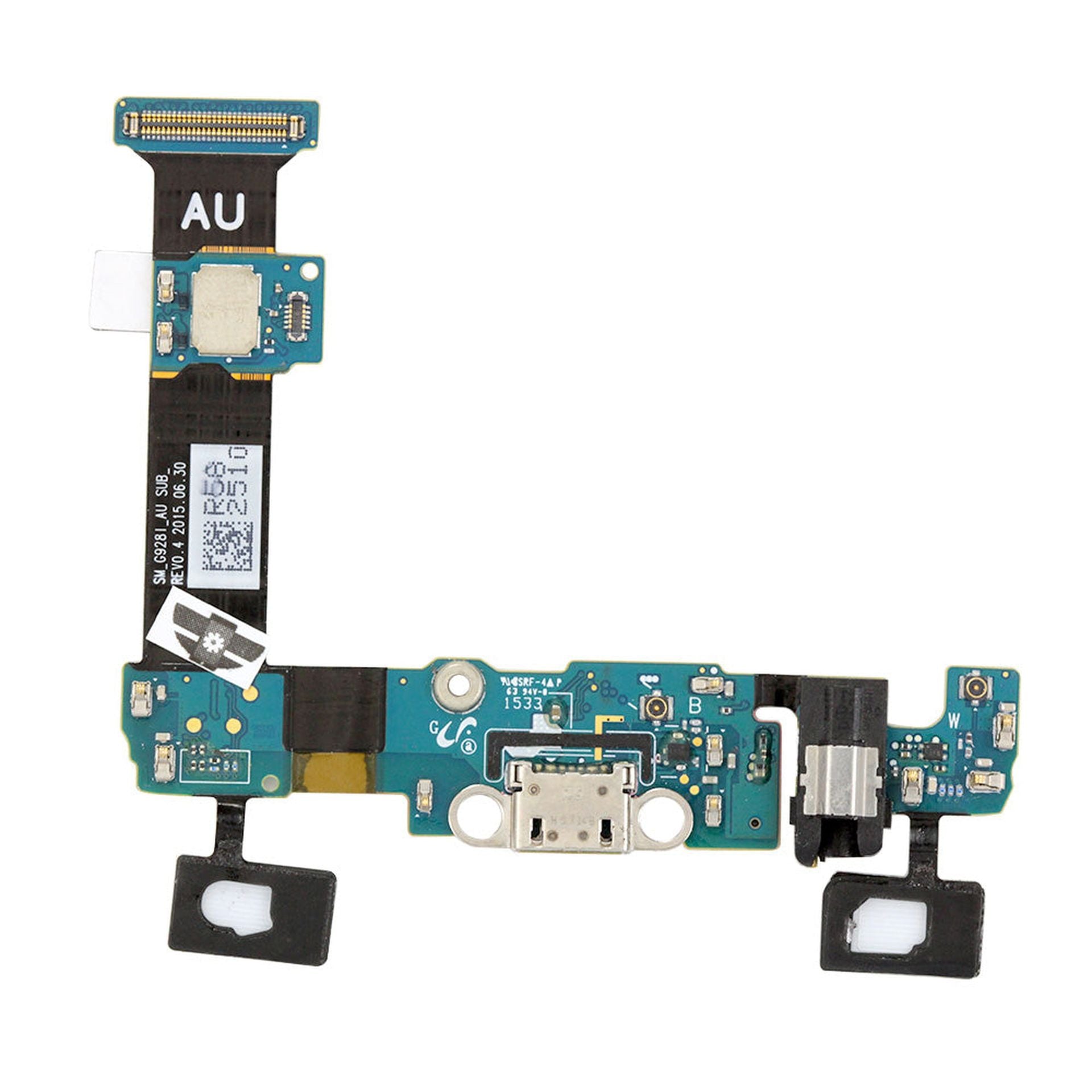 Repuesto flex rack de carga microfono sensores menu home para Samsung Galaxy S6 edge PLUS G928I Imagen secundaria del producto