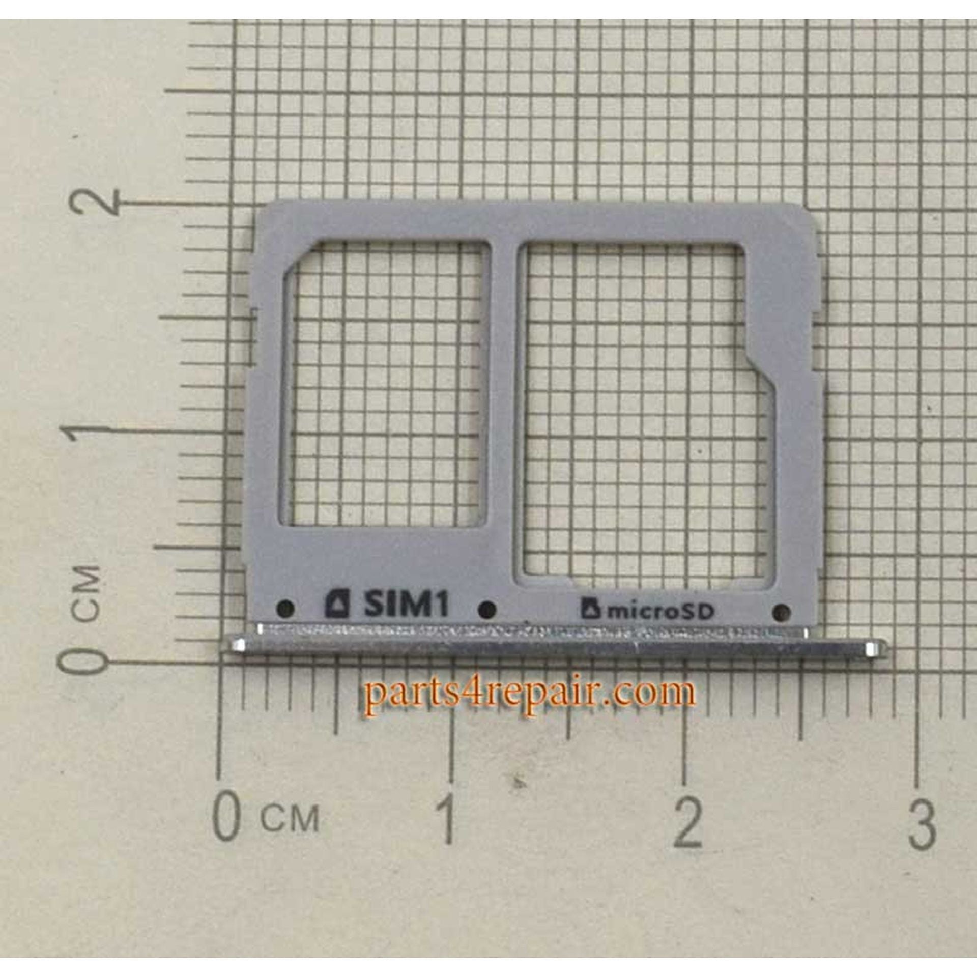 Repuesto bandeja dual sim micro SD para Samsung Galaxy A5 2016 A510 A7 2016 A710 A9 A900 plateada Imagen secundaria del producto