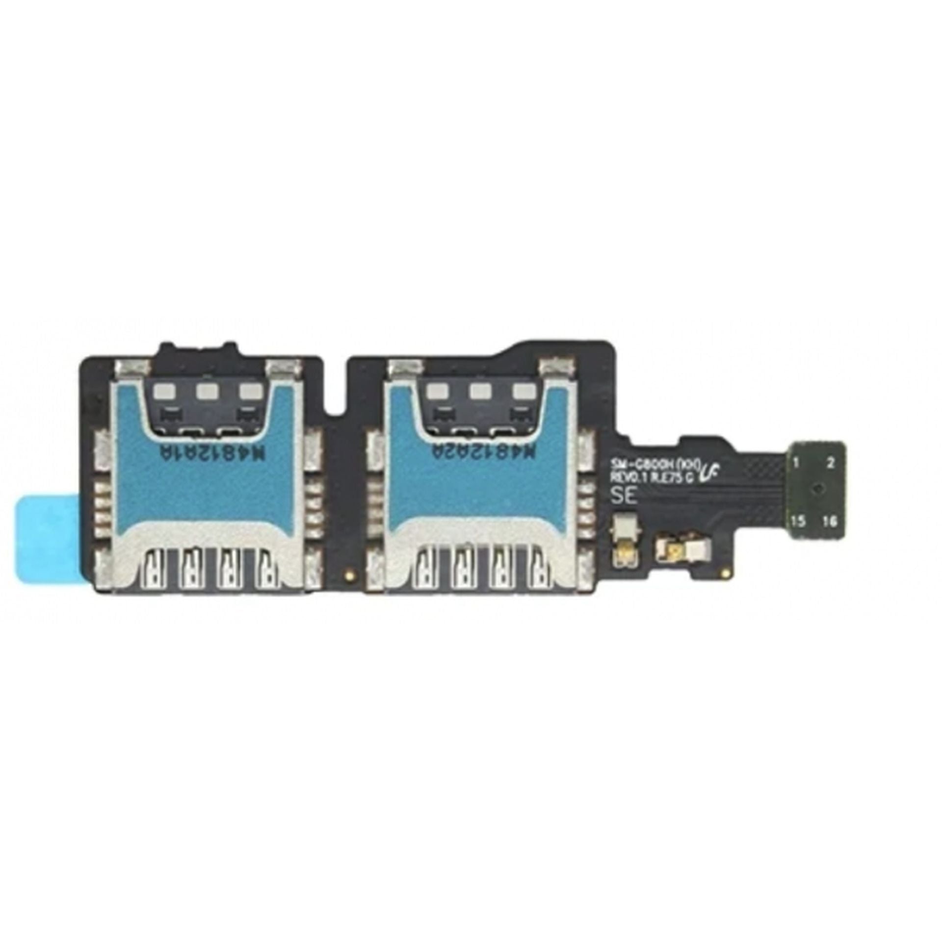 Repuesto flex lector sim micro SD para Samsung Galaxy S5 mini G800F Imagen secundaria del producto