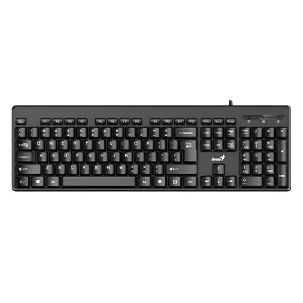 Teclado Genius KB-116 Membrana Alámbrico USB Español 31300008401 - Negro